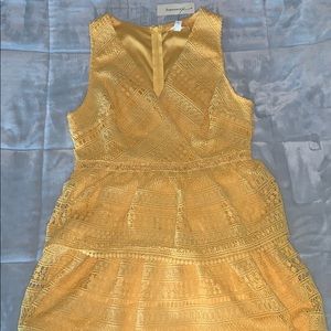 Francescas yellow dress